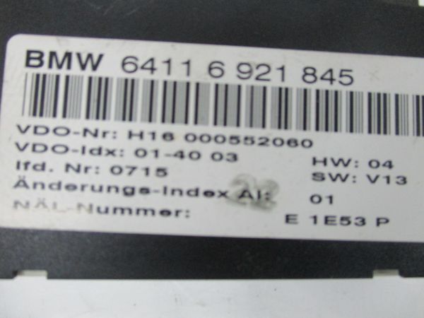 Comando chauffage / sofagem BMW 3 Compact (E46)