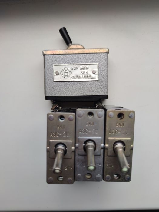 Переключатели: АЗС 25-30-50 АЗР-70 ППН-45 ПН-45М2 В-45М