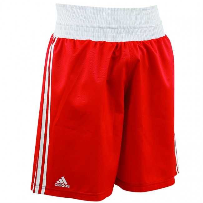 spodenki szorty bokserskie Adidas niebieskie czerwone BOKS S, M, L, XL