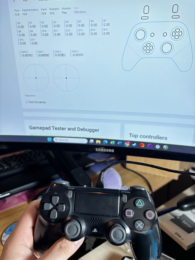 DualShock 4 Hall Effect Analog Odnowiony