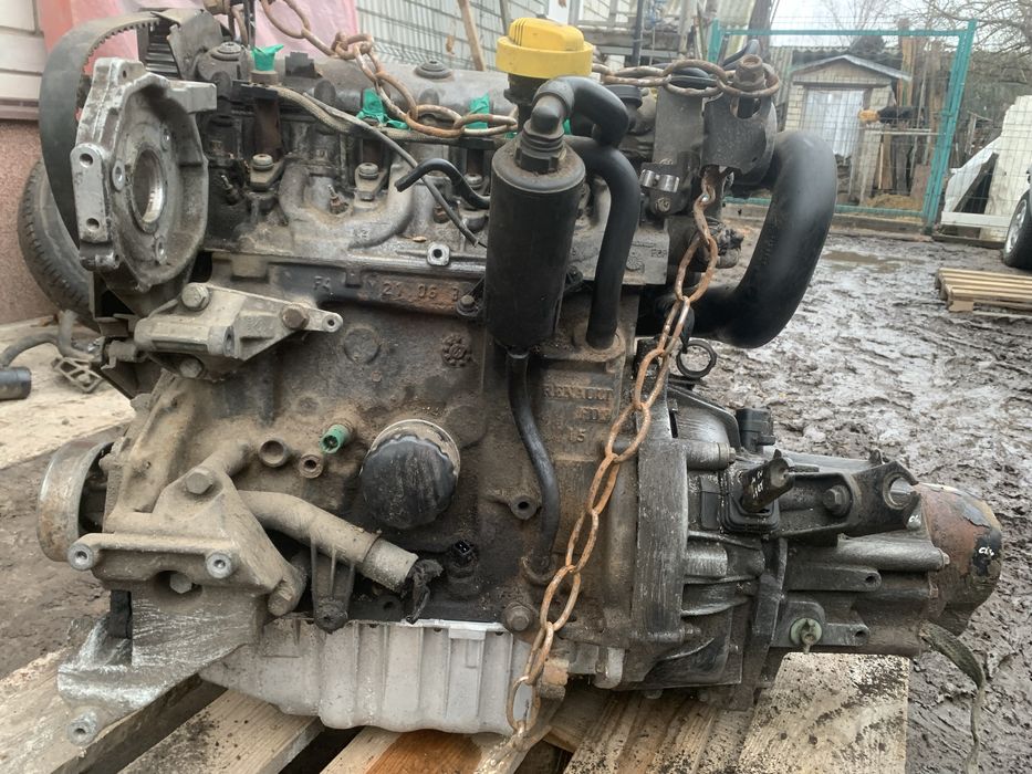 Продам двгун 1,9 дизель та мкпп  з Reno Clio 2001р