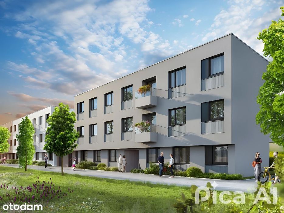 3 pokoje z ogródkiem, taras - bez pośredników, ostatni etap budowy