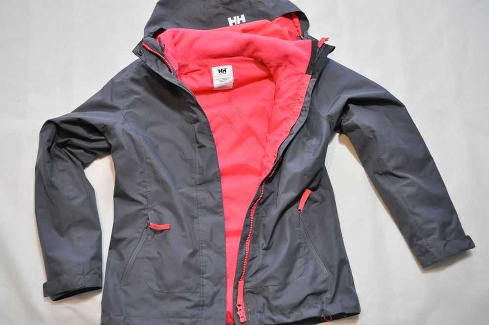 3w1 HELLY HANSEN XS kurtka + bluza damski trekking hellytech primaloft