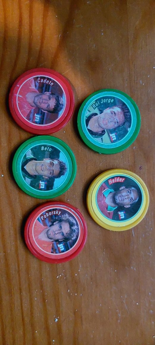 Tazos futebol varios anos