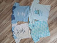 Zestaw 4 koszulek t shirt rozmiar 122-128