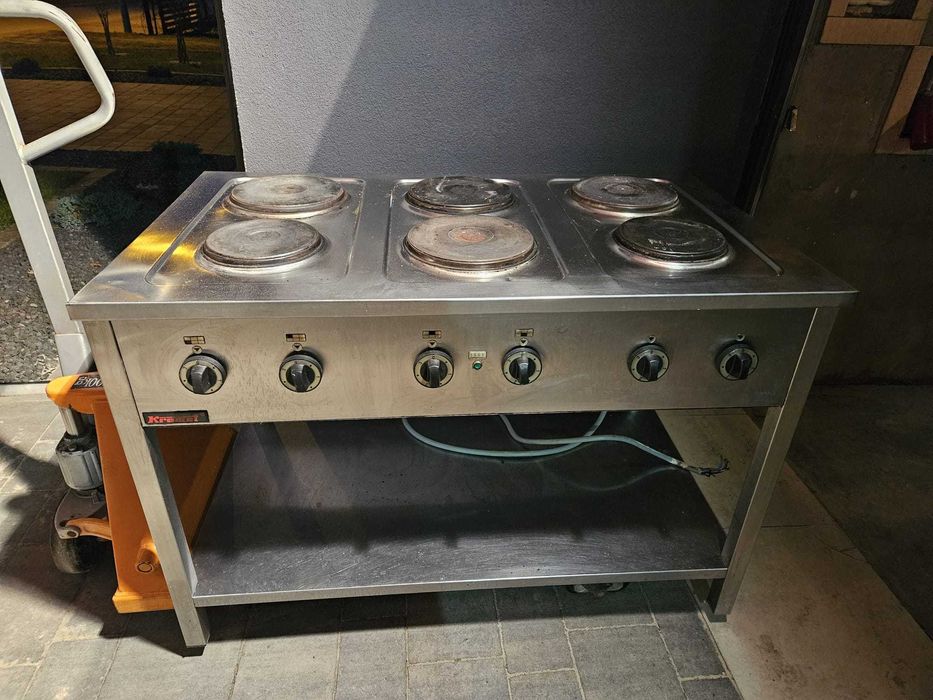 Kuchnia Elektryczna 6-Palnikowa KROMET - USZKODZONA
