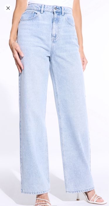 Нові жіночі чорні та блакитні джинси Sinsay, 40/L