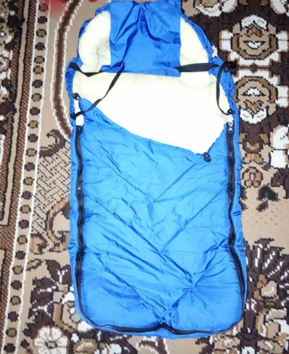 Теплий зимовий конверт в коляску, санки.