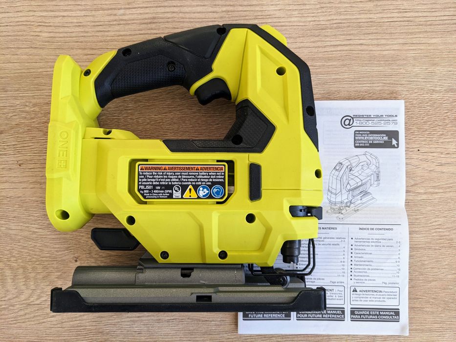 RYOBI PBLJS01 ONE+ HP 18V акумуляторний лобзик безщітковий
