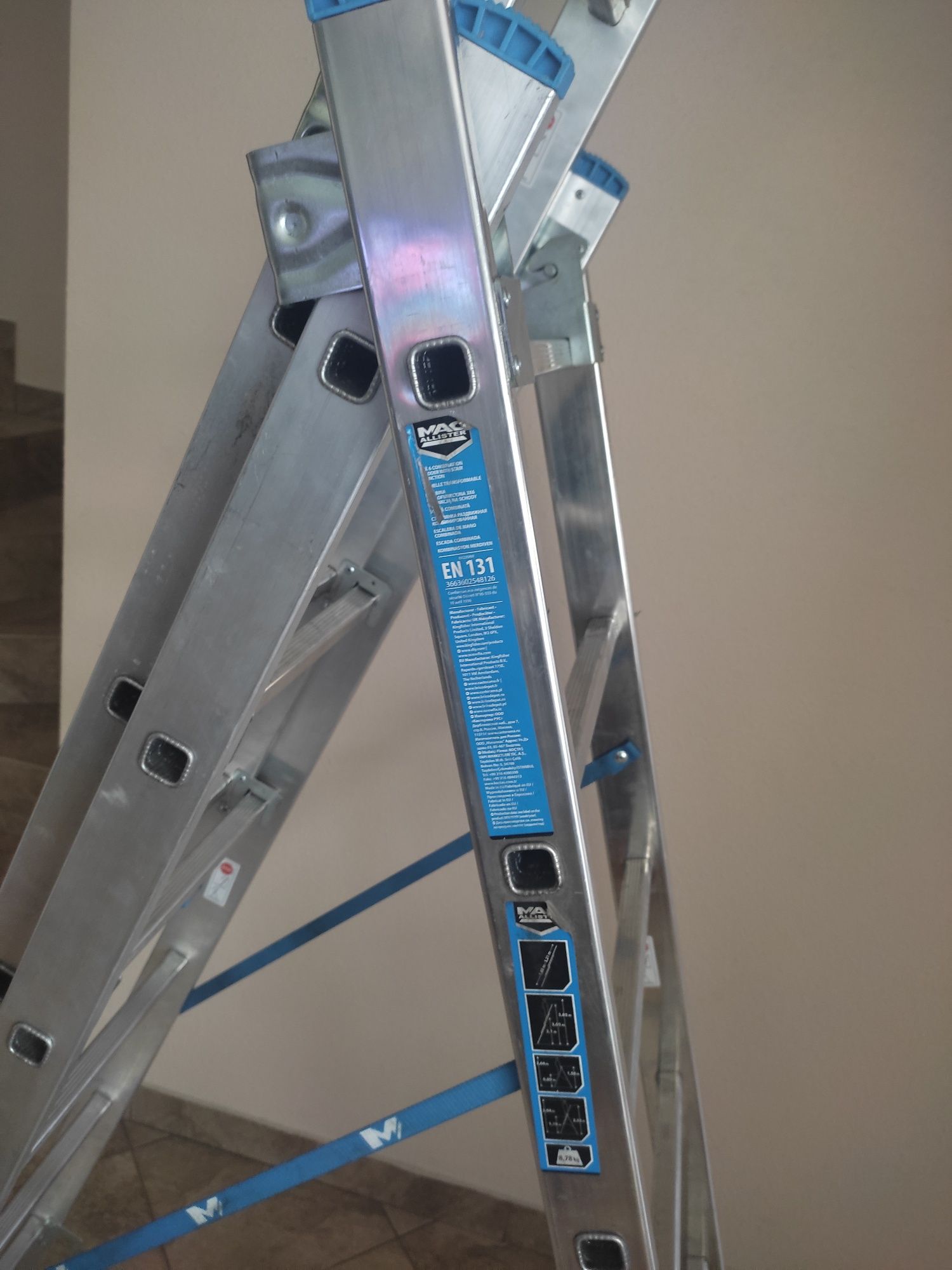 Drabina aluminiowa 3x6