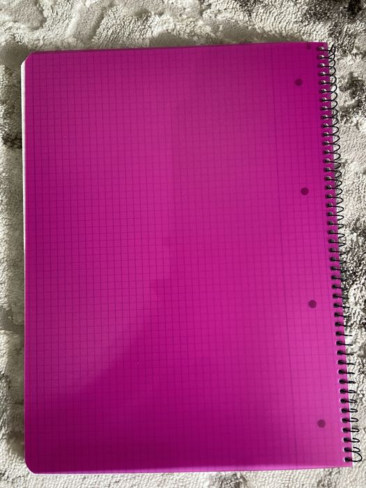 6 cadernos novos (linhas, quadriculado e de musica).