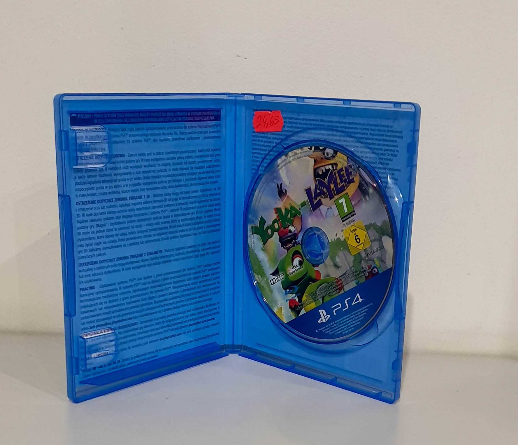 Gra Yooka-Laylee PS4 Stan Bardzo Dobry Fajna gra dla dzieci
