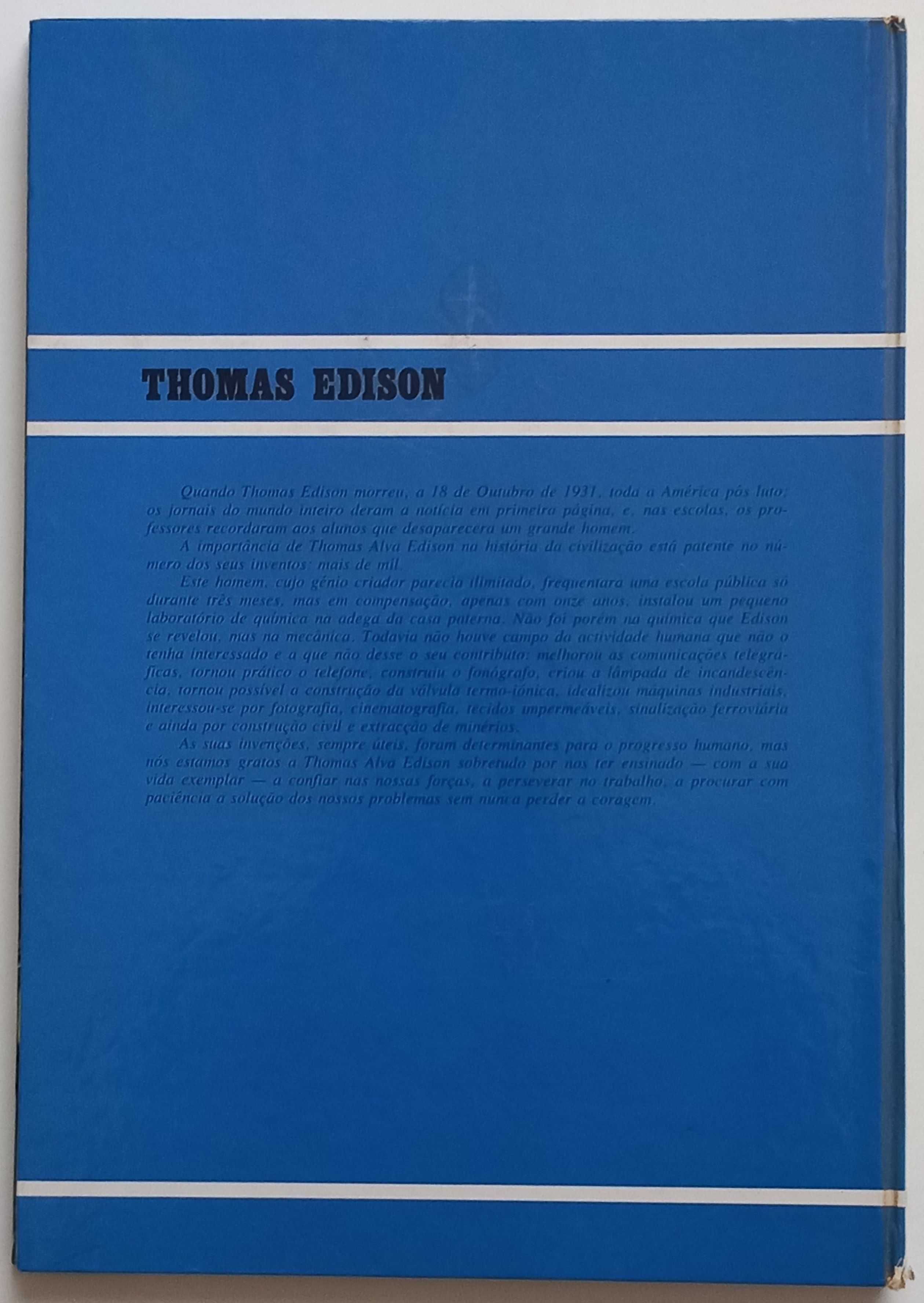 Livros sobre Thomas Edison / Louis Pasteur