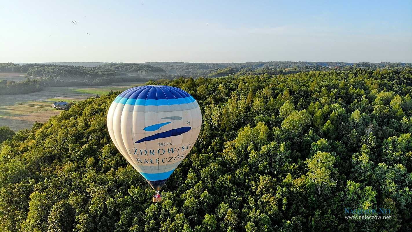 Lot balonem w prezencie rocznica lubelskie ( Nałęczów, Kazimierz D.)