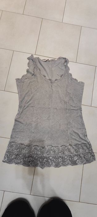 Bluzka szara 100%viskoza L