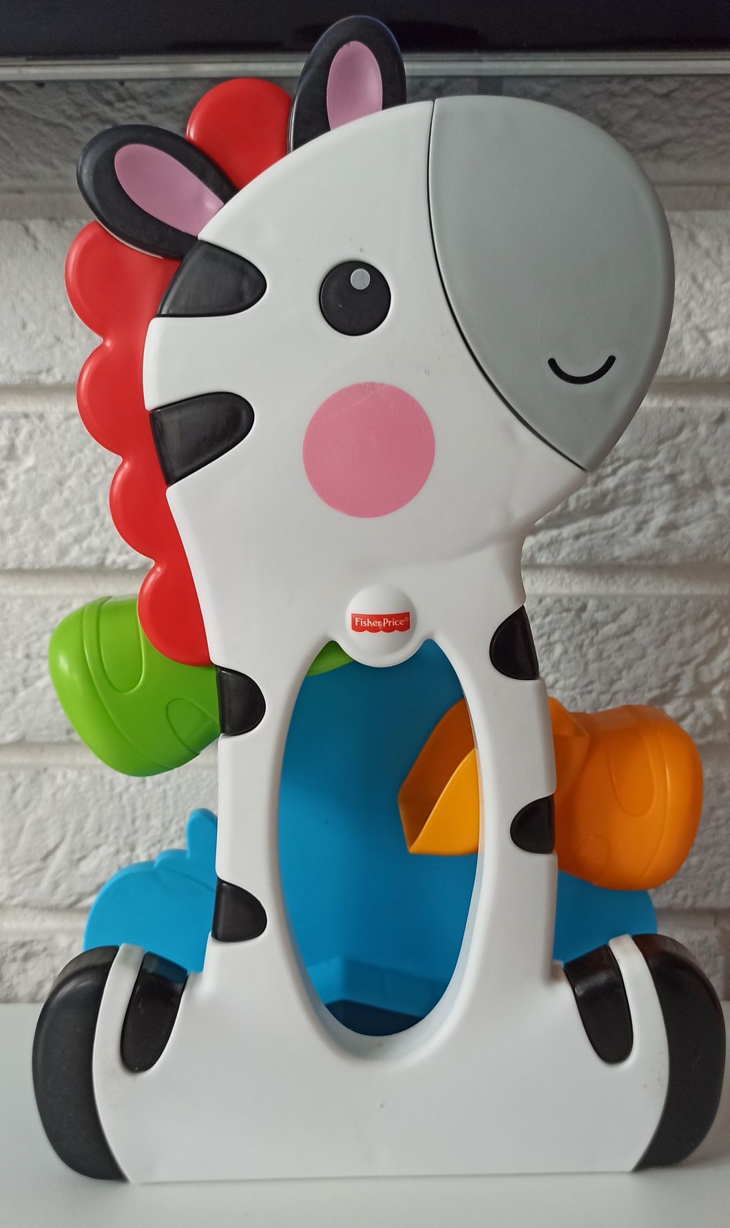 Fisher-Price ruchome klocki zebra