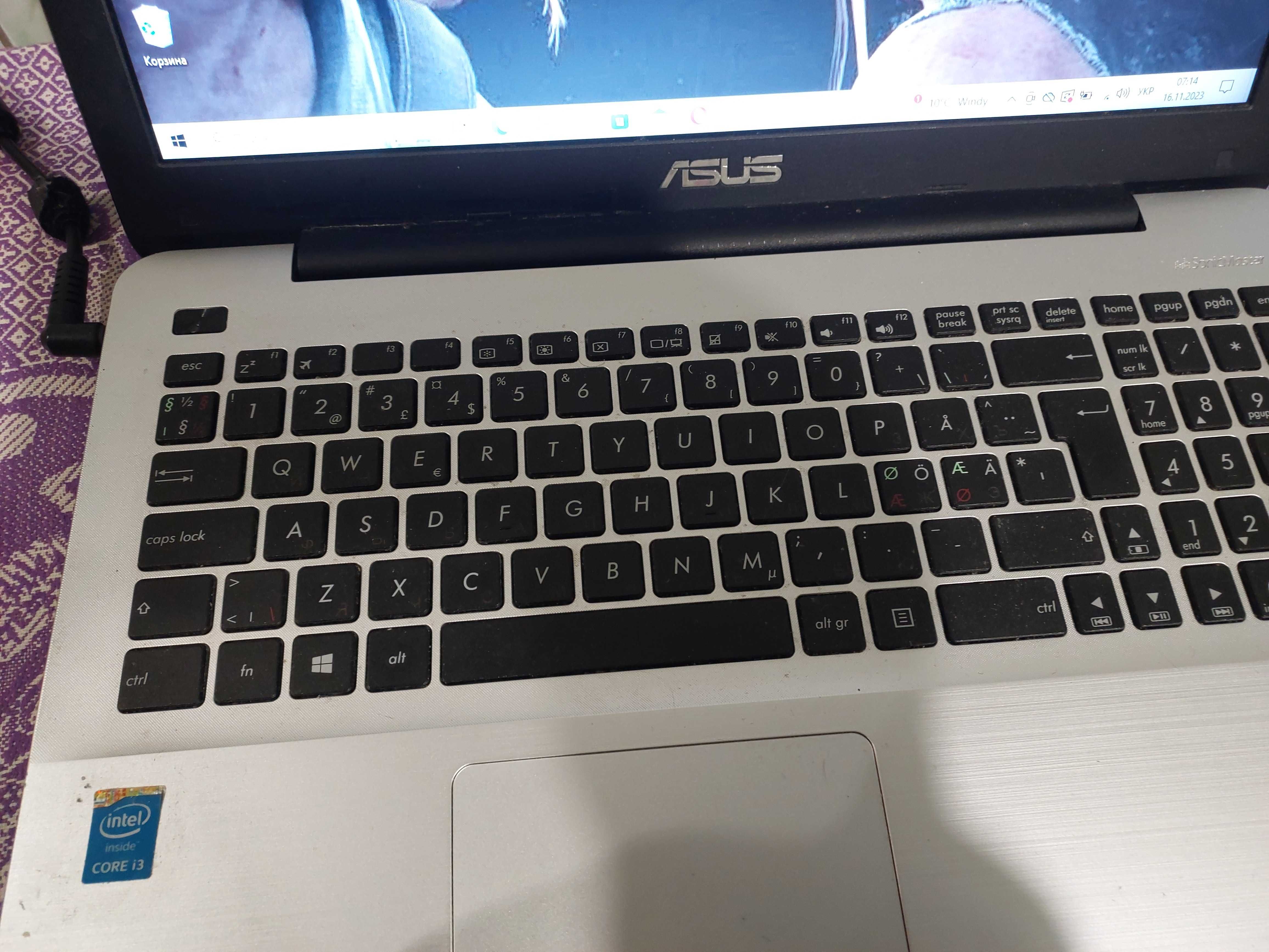 Продам ноутбук Asus x555l
