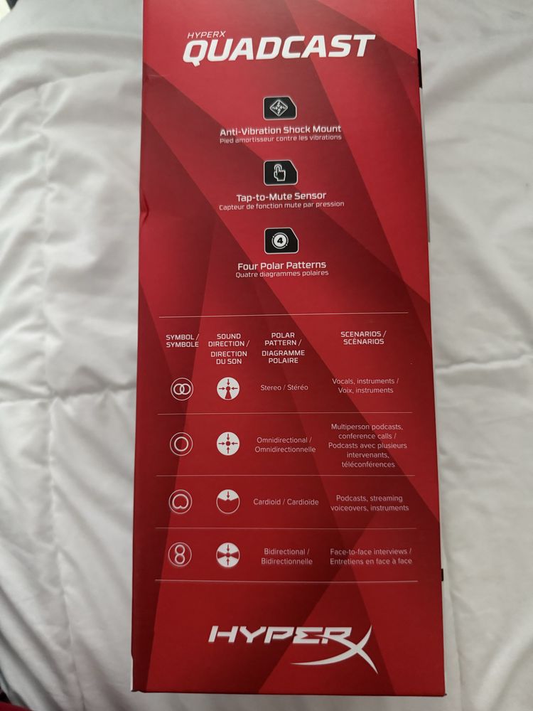 Микрофон HyperX QUADCAST