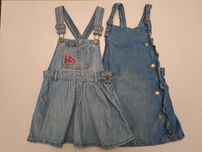 Sukienki jeansowe x2 H&M, 5-10-15, r. 104