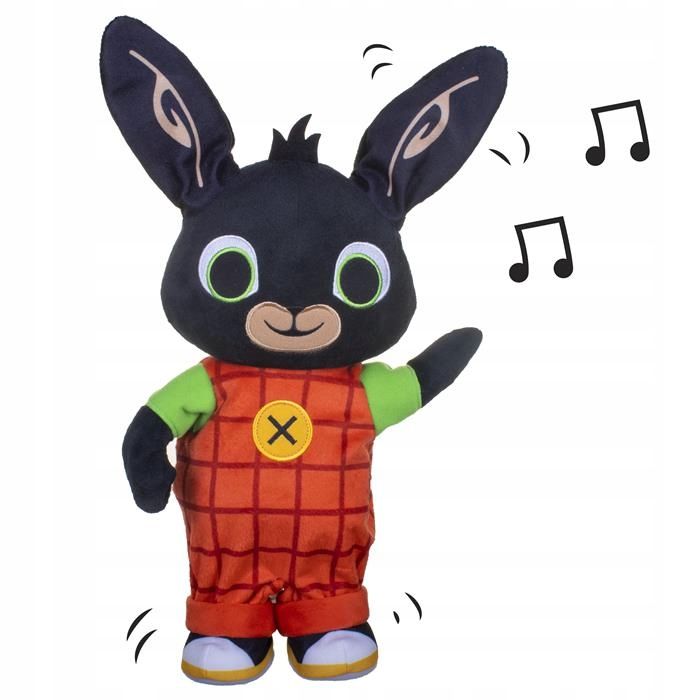 bing roztańczony królik interaktywna maskotka
