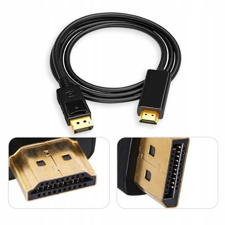 Kabel Display Port do HDMI 4K