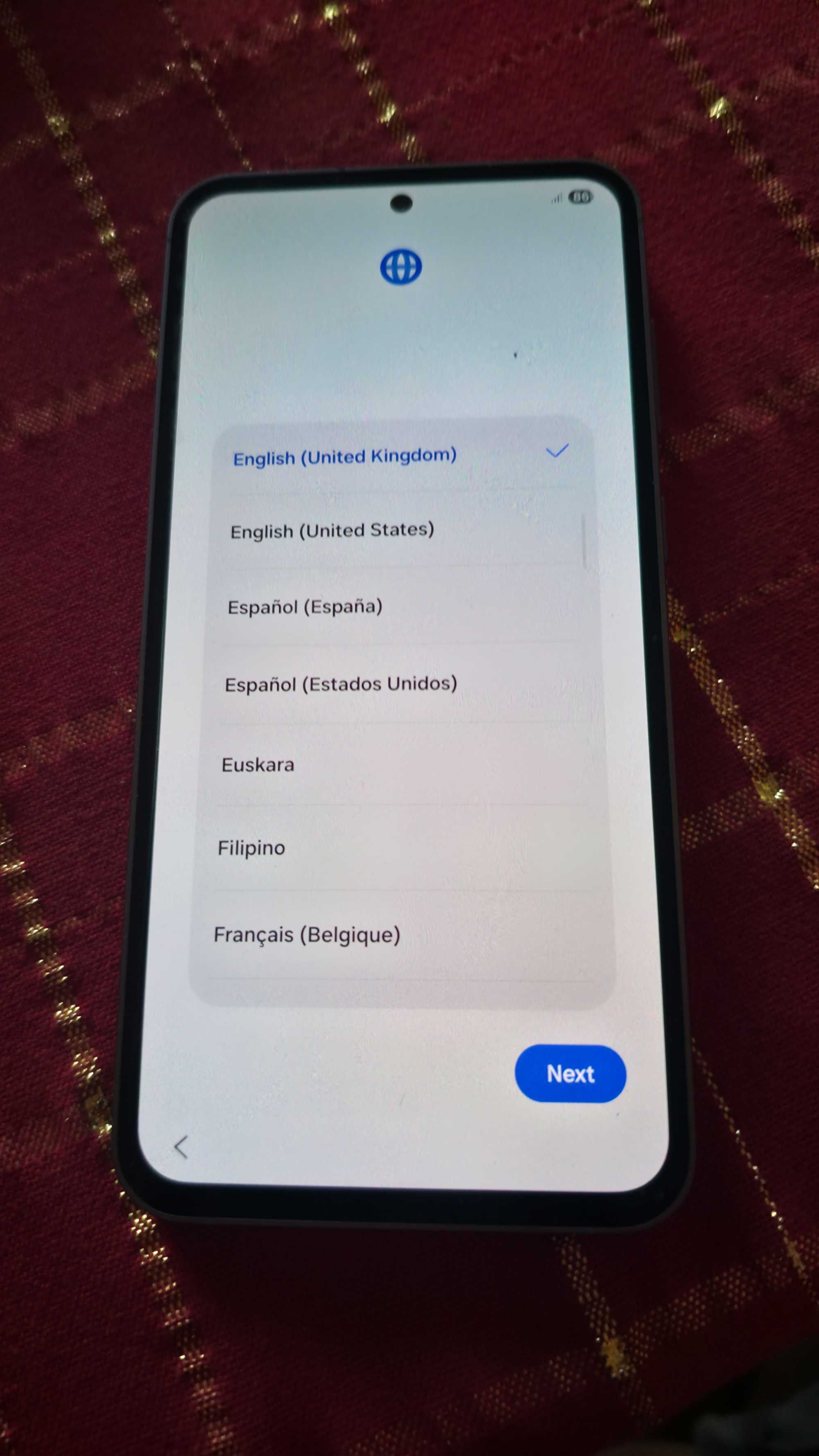Samsung S23 FE cor Graffite de 128GB como novo, com garantia até 12/26