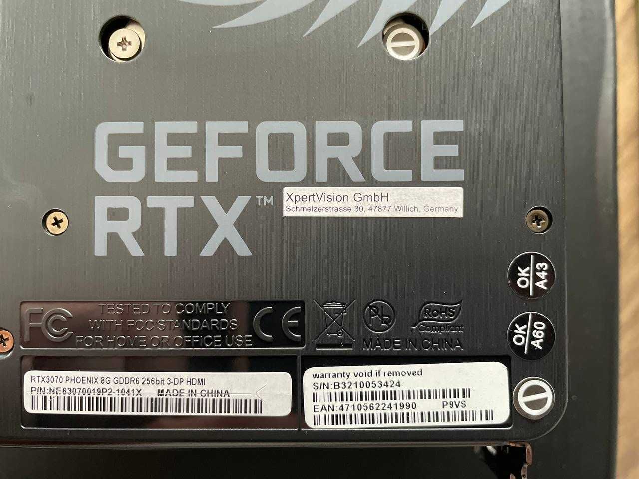 RTX 3070 Gainward Phoenix