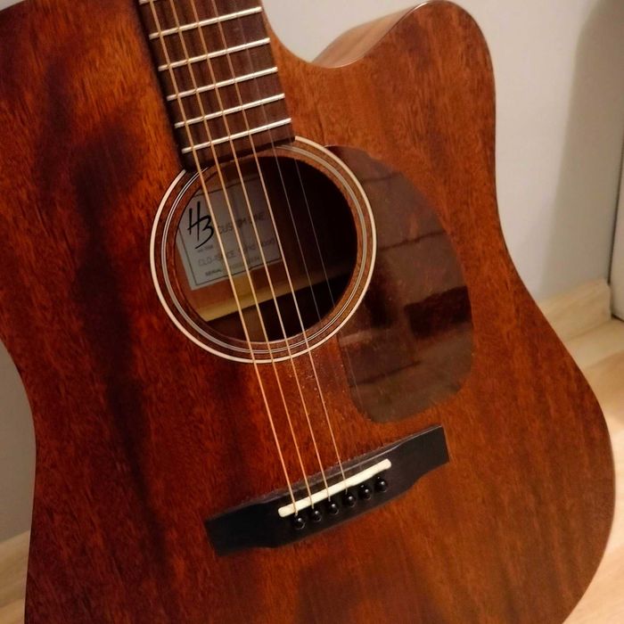 Gitara elektroakustyczna Harley Benton CLD-15MCE Solid Wood + Hardcase
