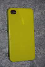 etui iPhone 4/4s plecki plastikowe zieleń świecąca