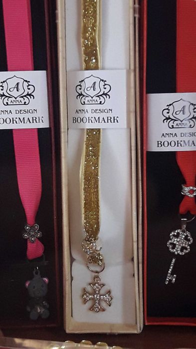 Закладки для книг и блокнотов камни Swarovski и  Pandora