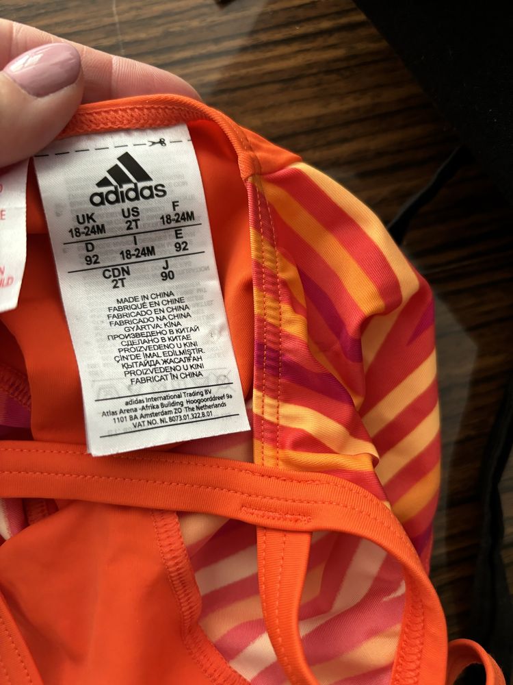 Strój Kostium kapielowy jednoczęściowy adidas rozmiar 86-92