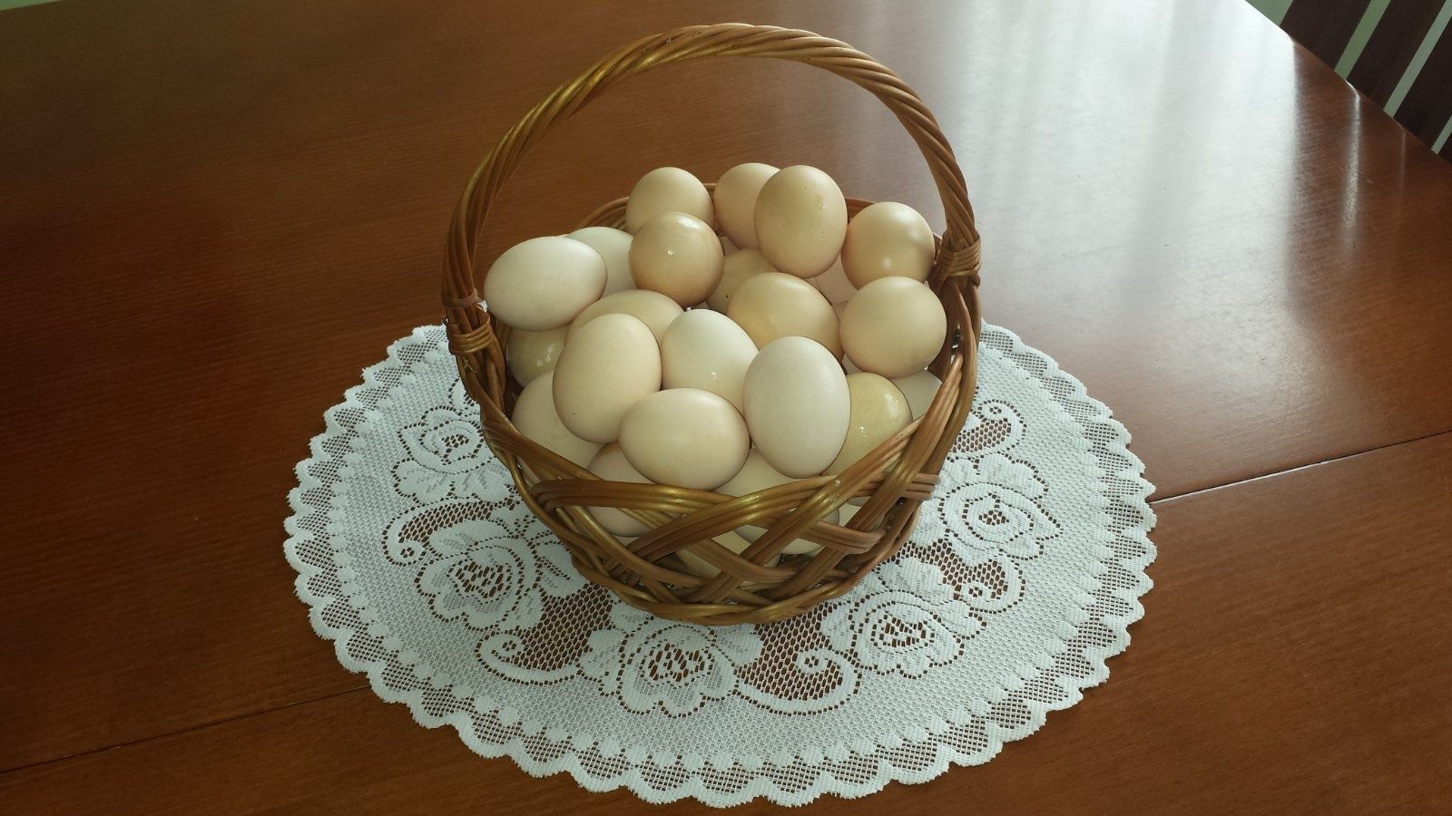 Wiejskie jajka od zielononużek