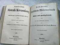 Antyk, zabytek, slownik polsko-niemiecki i niemiecko-polski z 1848r.