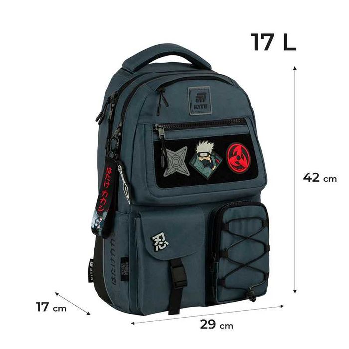 New 2025. Рюкзак Kite teens Naruto Shippuden M на зріст 130-145см