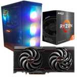 Komputer Gamingowy Ryzen 5 / RX 6600 / 16GB RAM / SSD / Win 11