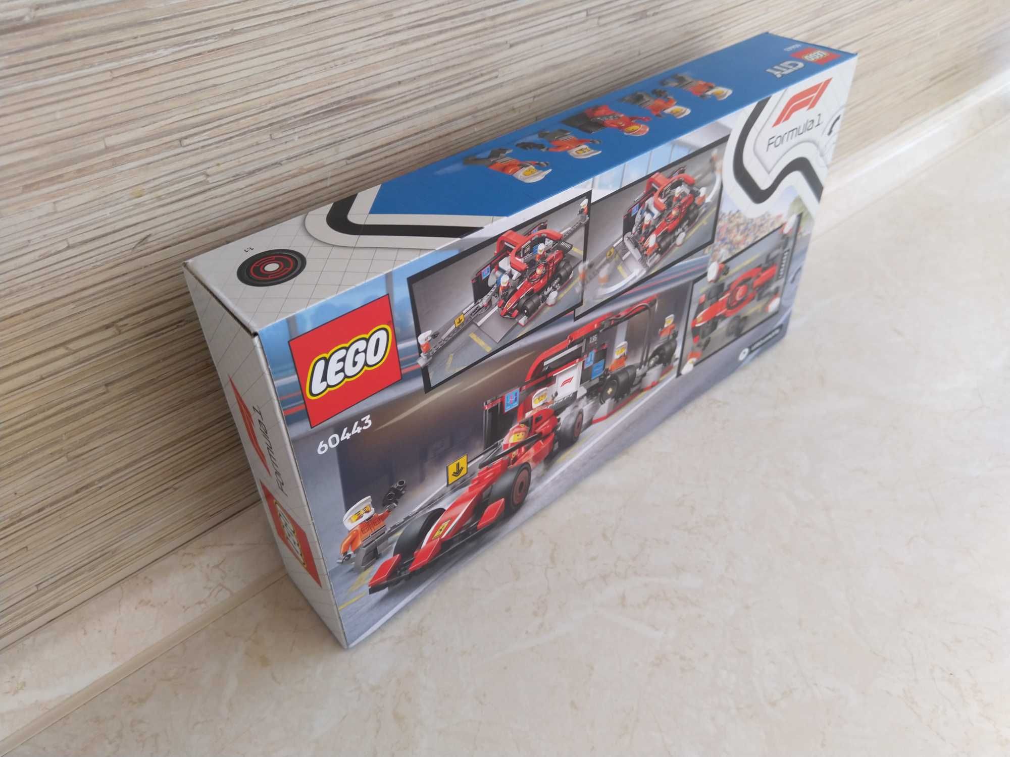 HIT Lego City F1 Pit stop i mechanicy z bolidem Ferrari 60443 KURIER