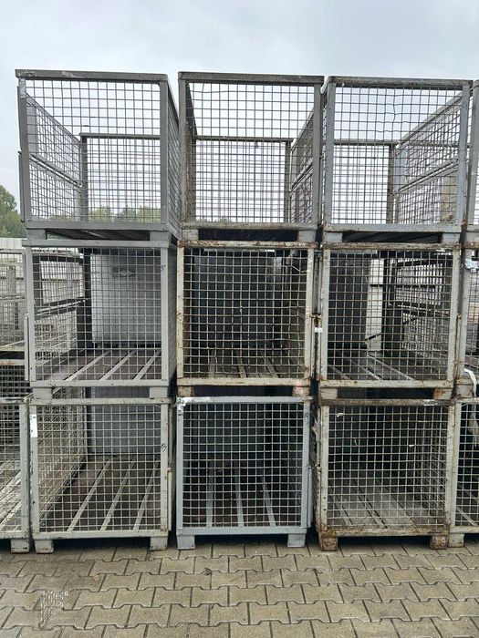 Gitterbox giterbox kosze siatkowe metalowe pojemniki ! Duża ilość !
