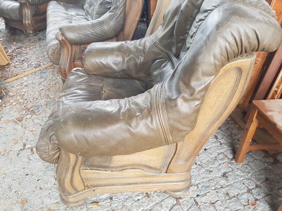 Wypoczynek holenderski sofa 3 osobowa plus 2 fotele