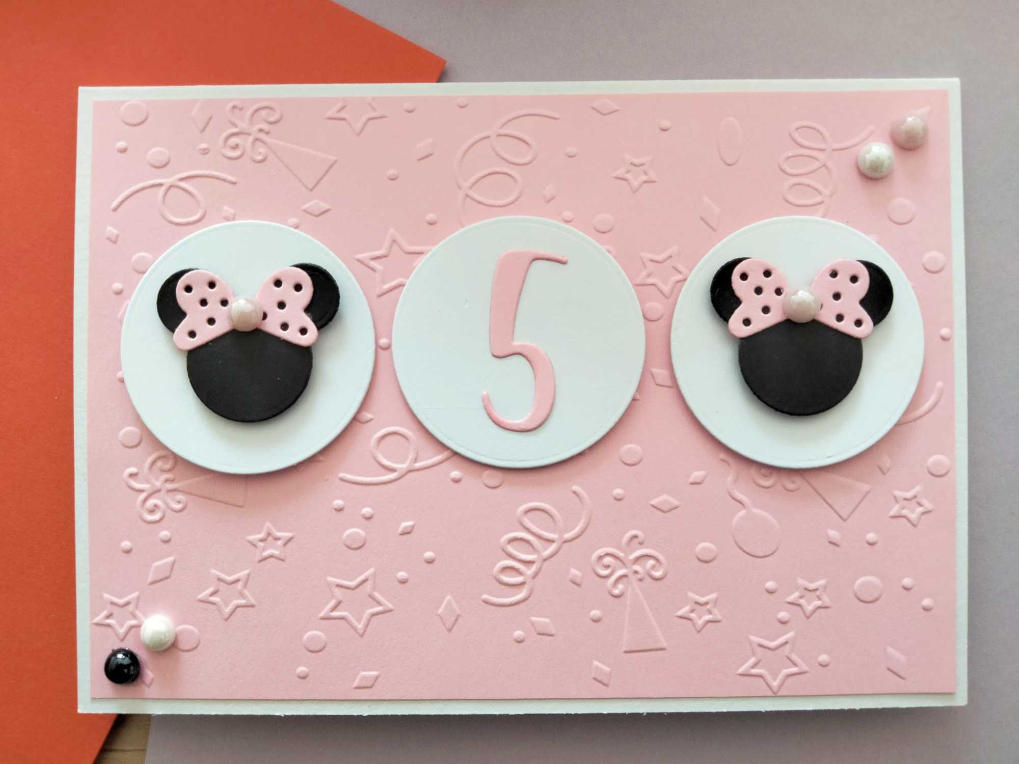 Zaproszenie Roczek Urodziny Myszka Minnie Miki Disney