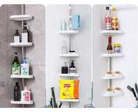 Кутова полиця для ванної кімнати Multi Corner Shelf, висота до 260 см