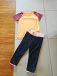 Zestaw sportowy bluzka i legginsy S
