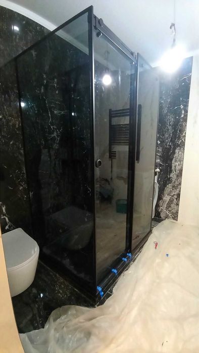 Душевая кабина из закаленного стекла