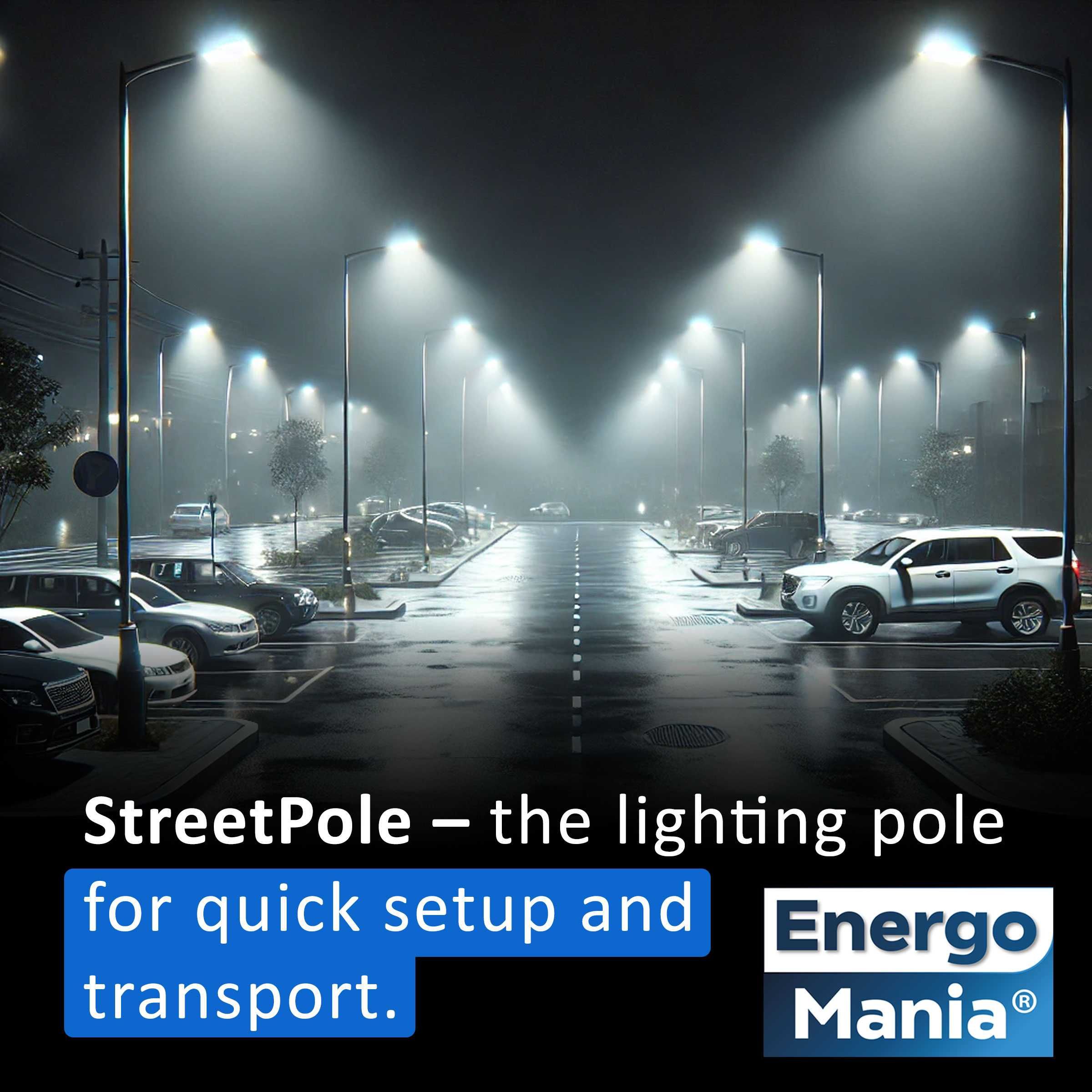 Lampa parkowa latarnia słup oświetlenie alejek ogrodu 30W 60W 90W 120W
