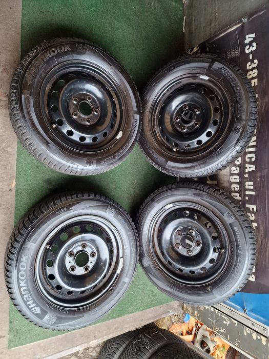 Koła zimowe 15 5×114.3 Hyundai i30 Kia Ceed Komplet Orginał Czujnik