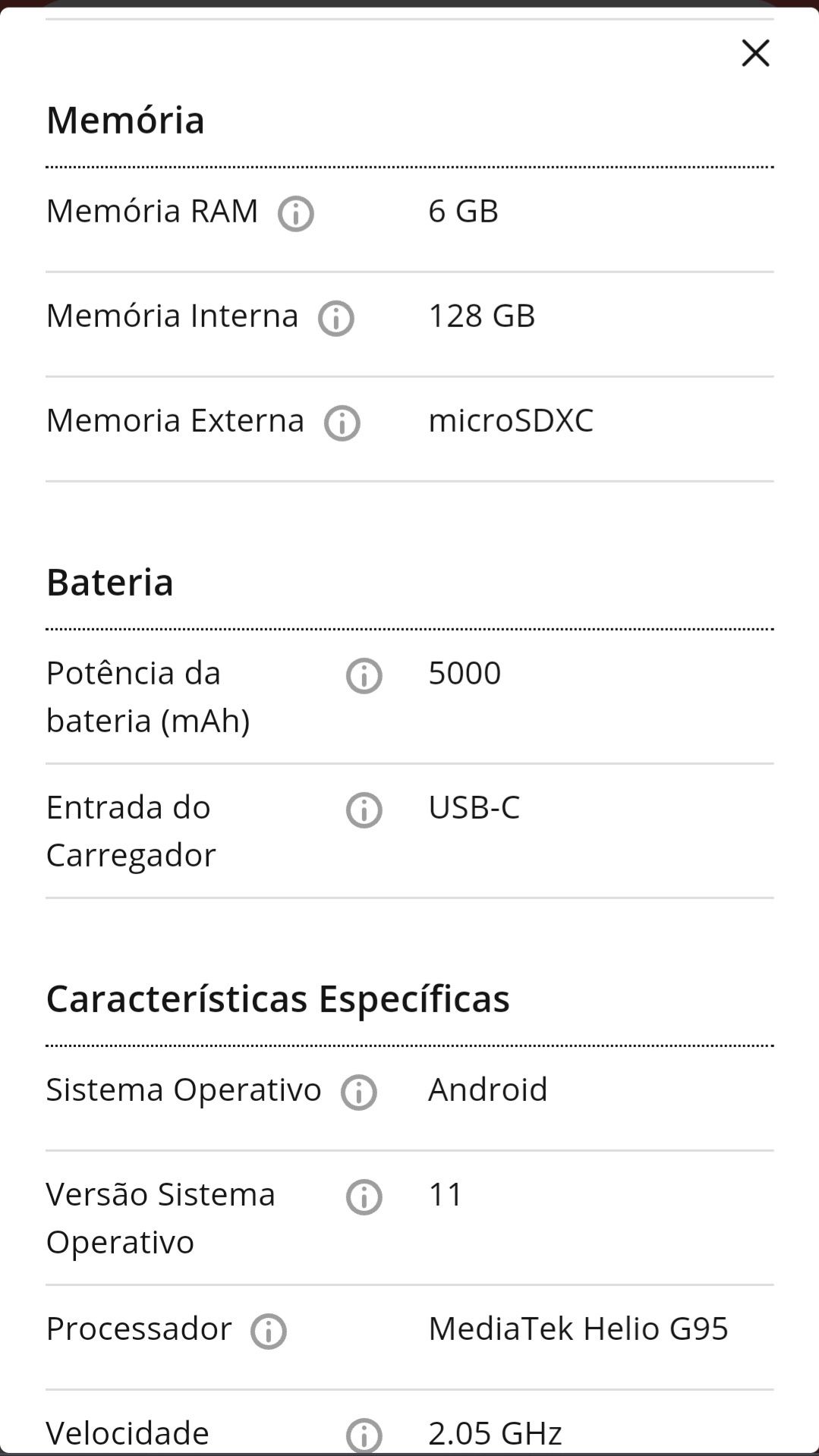 Telemóvel Redmi Note 10S com GARANTIA