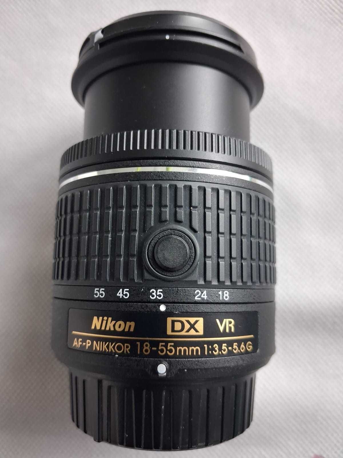 Nikon D3500 + obiektywy + statyw + torba