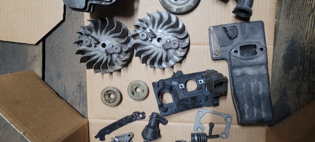 Części husqvarna T540 xp cylinder Wał tłok koło magnesowe śruby tłumik