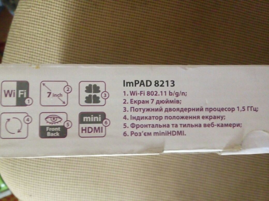Планшет ImPad 8213 7"