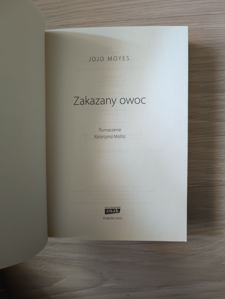 Zakazany owoc Jojo Moyes