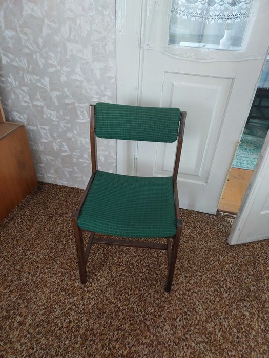 Krzesła 6 sztuk kolor ciemnozielony
